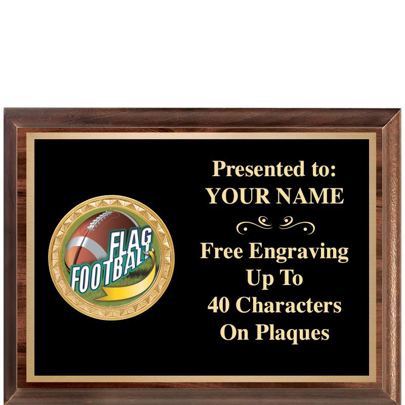 8X6 WOOD EXECUTIVE INSERT PLQ