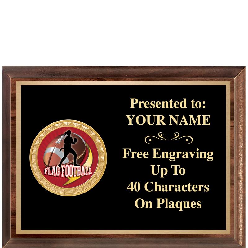 8X6 WOOD EXECUTIVE INSERT PLQ