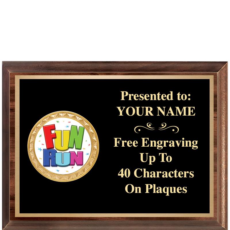 8X6 WOOD EXECUTIVE INSERT PLQ