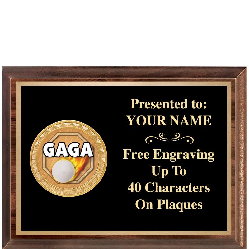 8X6 WOOD EXECUTIVE INSERT PLQ