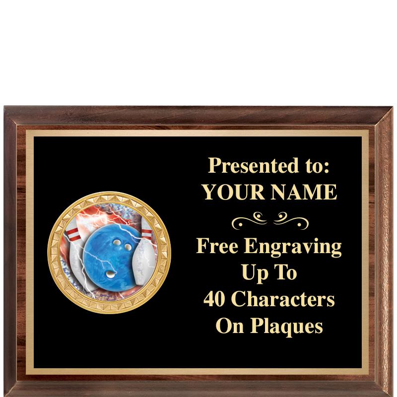 8X6 WOOD EXECUTIVE INSERT PLQ