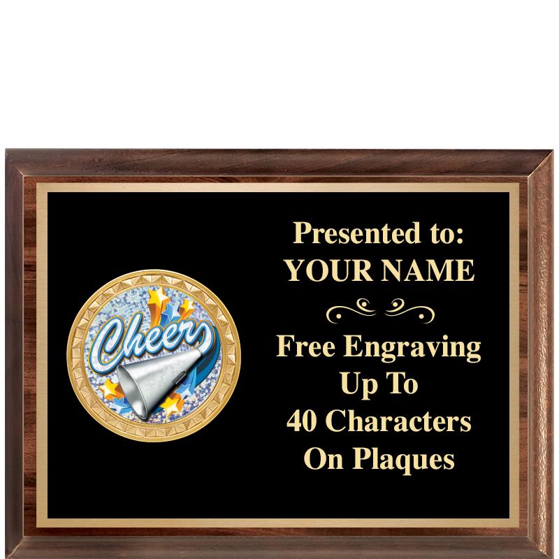 8X6 WOOD EXECUTIVE INSERT PLQ