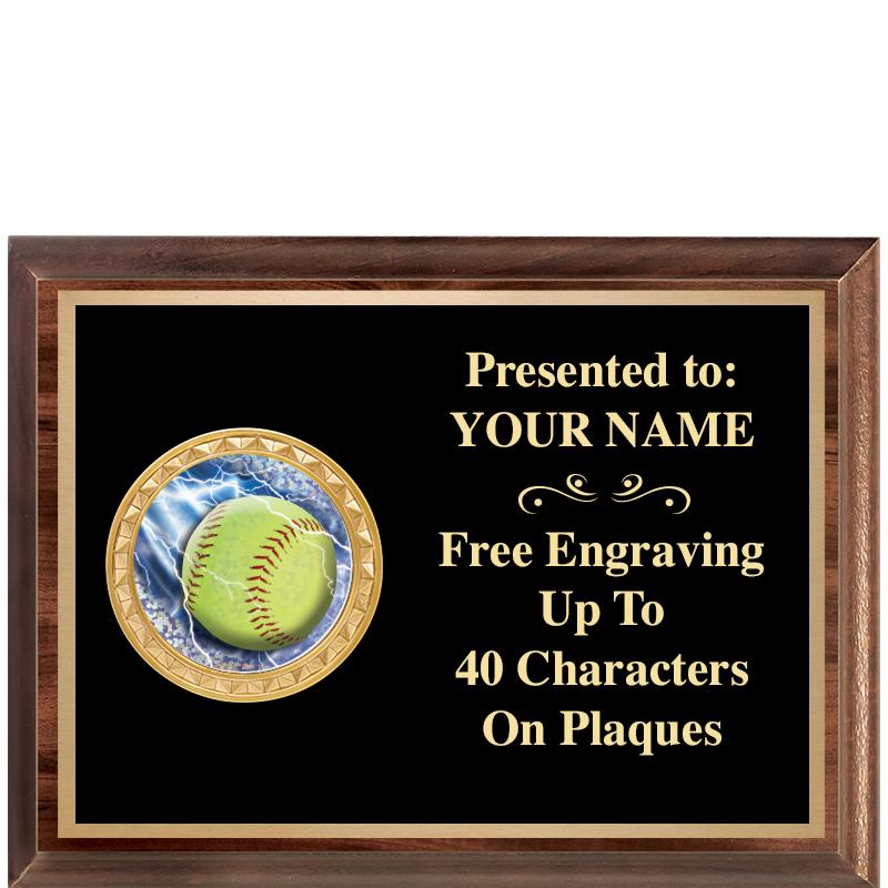 8X6 WOOD EXECUTIVE INSERT PLQ