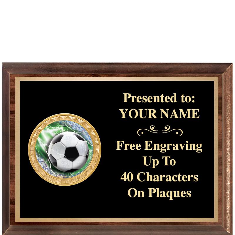 8X6 WOOD EXECUTIVE INSERT PLQ