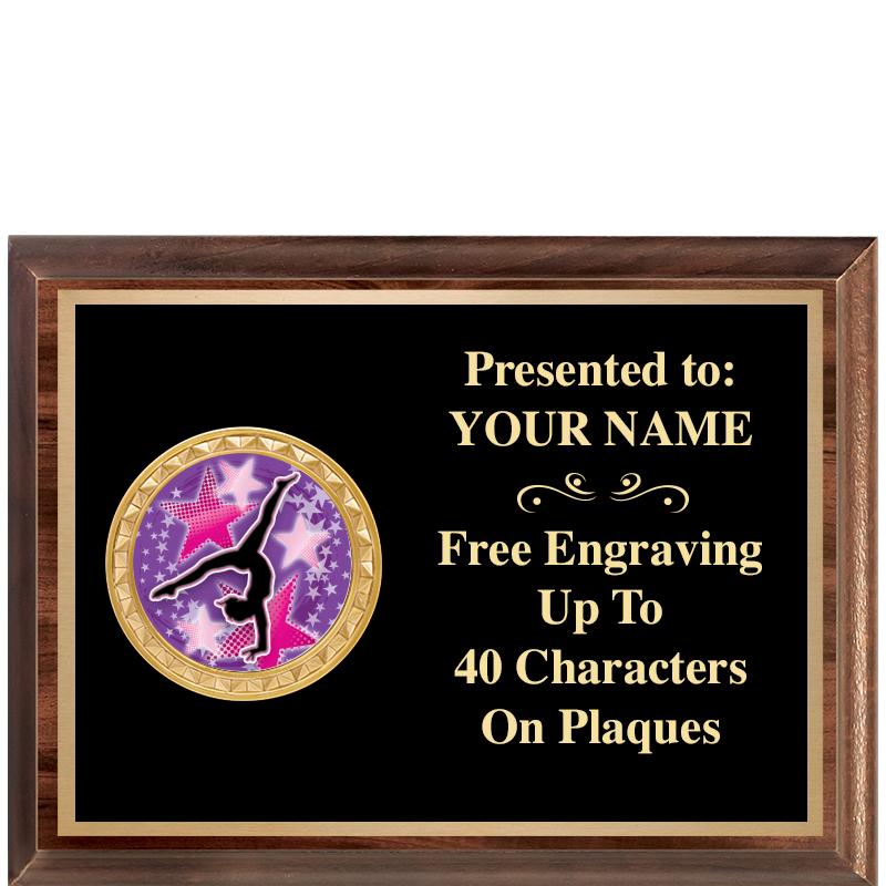 8X6 WOOD EXECUTIVE INSERT PLQ