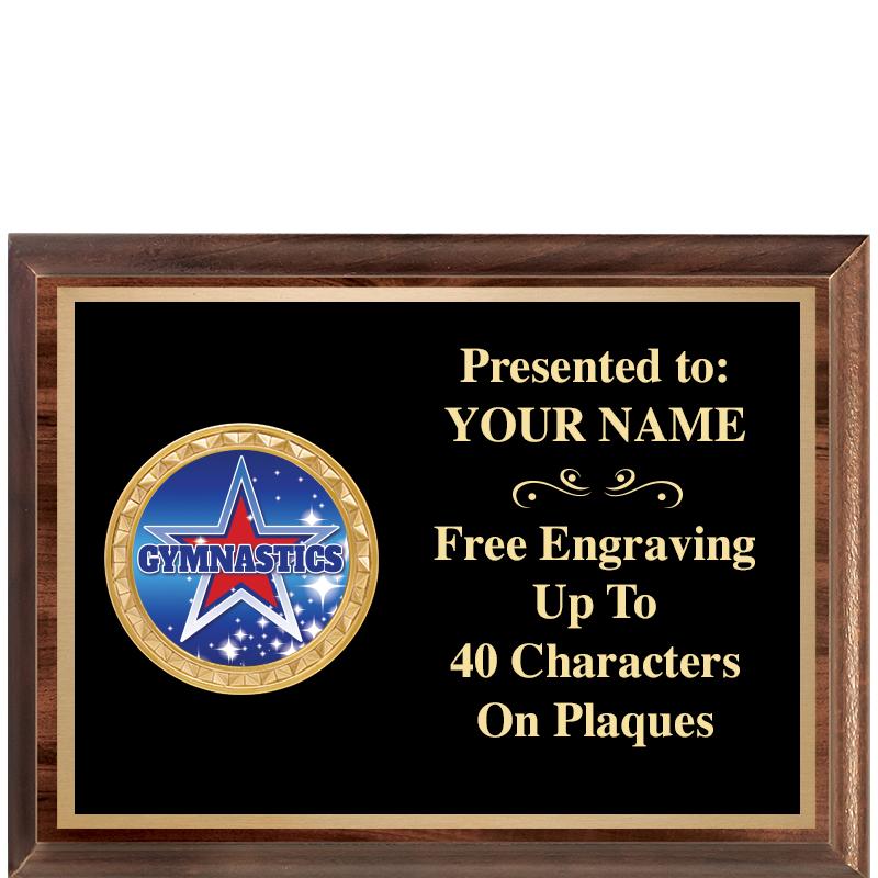 8X6 WOOD EXECUTIVE INSERT PLQ