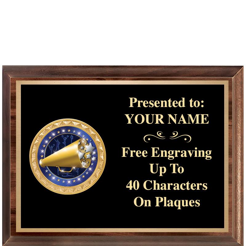 8X6 WOOD EXECUTIVE INSERT PLQ