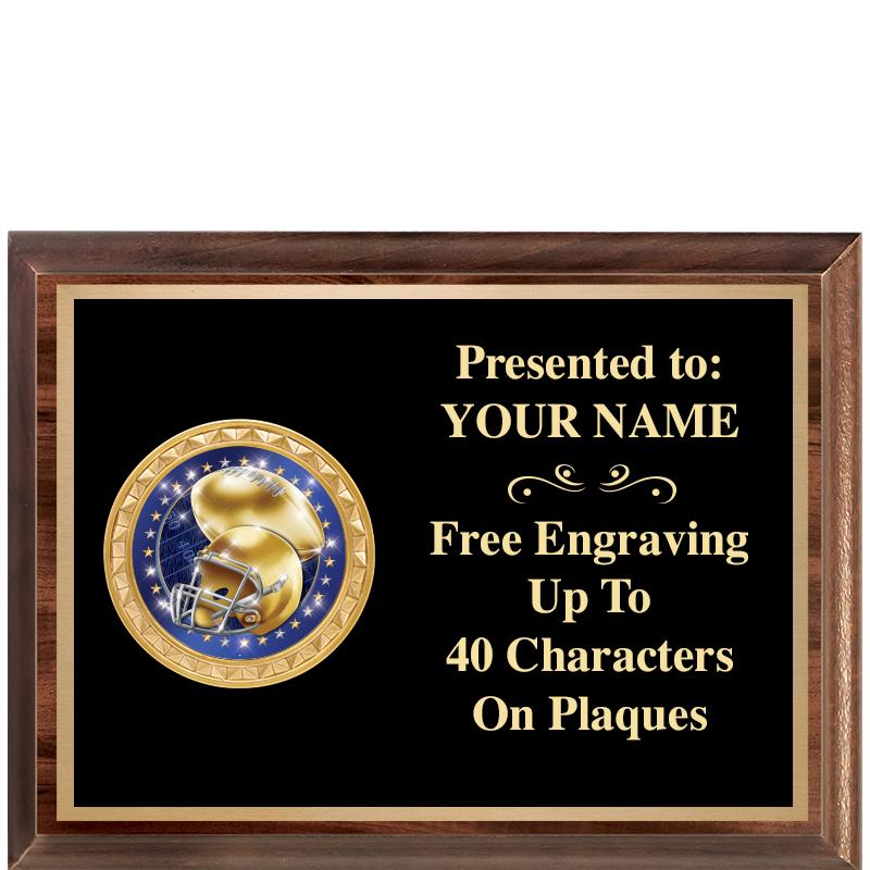 8X6 WOOD EXECUTIVE INSERT PLQ