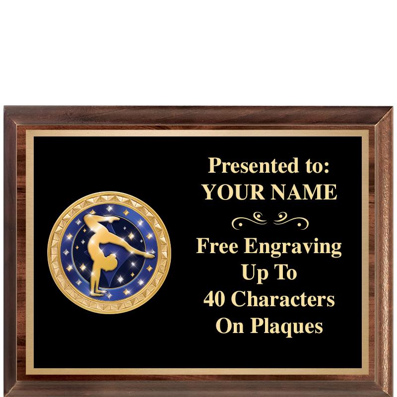 8X6 WOOD EXECUTIVE INSERT PLQ