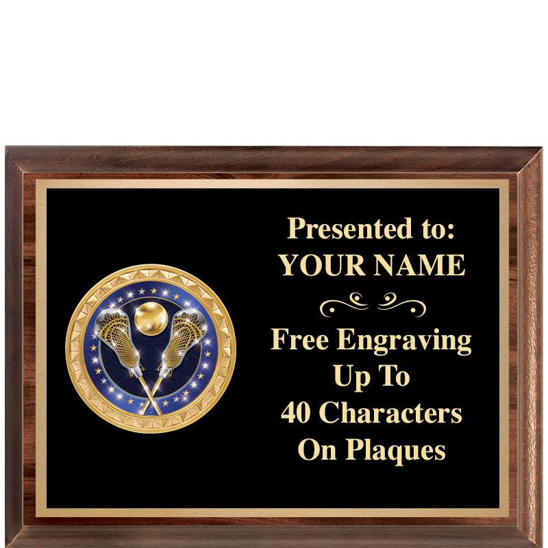 8X6 WOOD EXECUTIVE INSERT PLQ