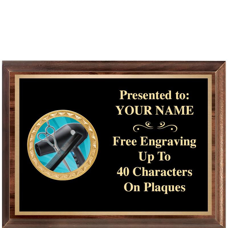 8X6 WOOD EXECUTIVE INSERT PLQ