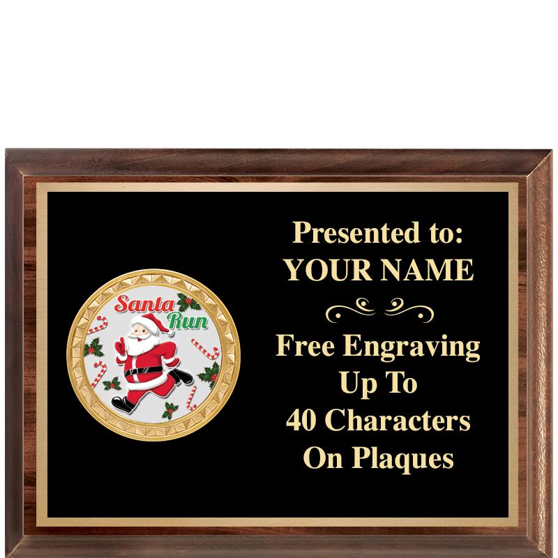 8X6 WOOD EXECUTIVE INSERT PLQ