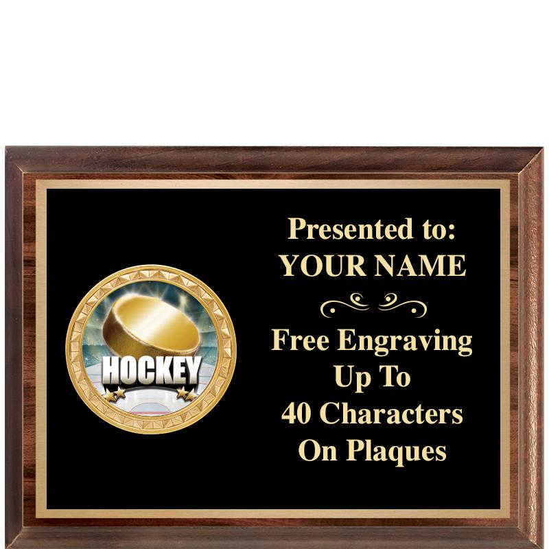 8X6 WOOD EXECUTIVE INSERT PLQ