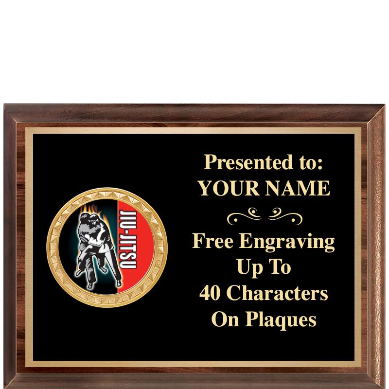 8X6 WOOD EXECUTIVE INSERT PLQ