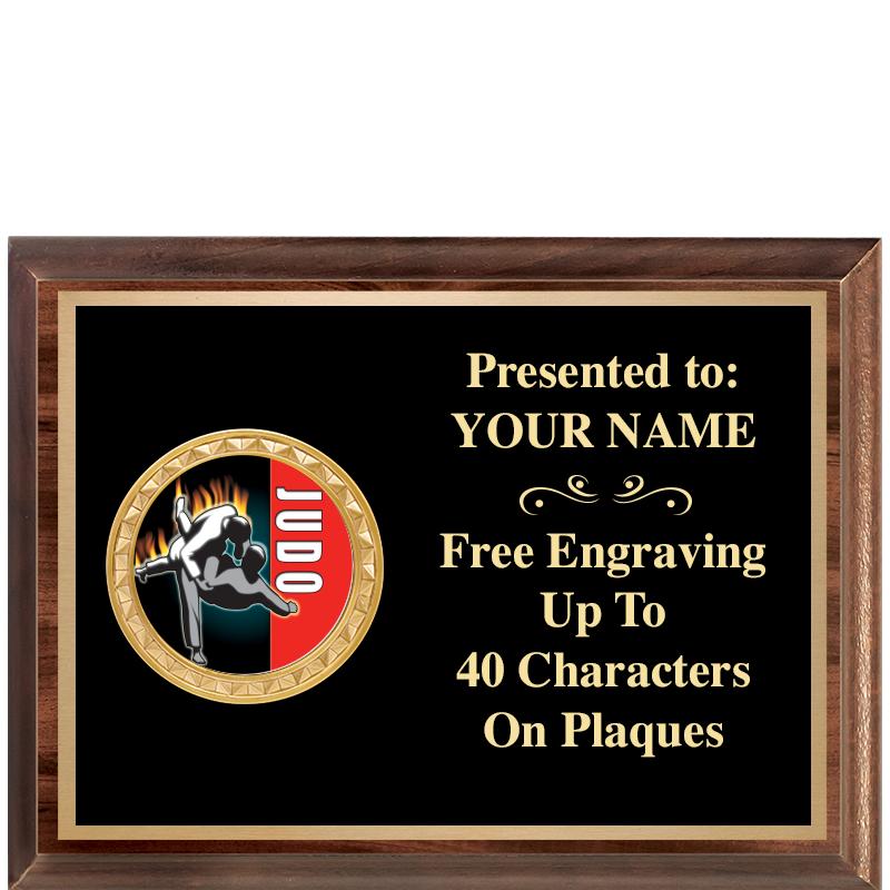 8X6 WOOD EXECUTIVE INSERT PLQ