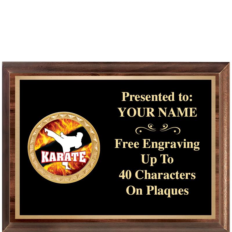 8X6 WOOD EXECUTIVE INSERT PLQ