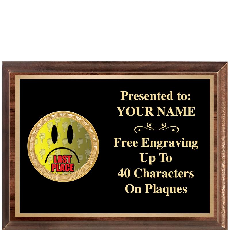 8X6 WOOD EXECUTIVE INSERT PLQ