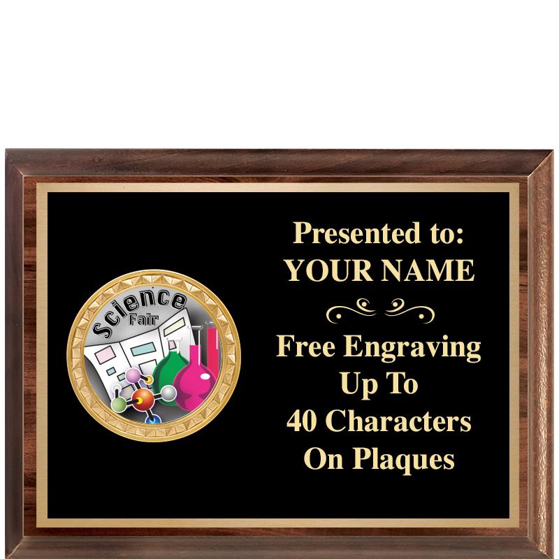 8X6 WOOD EXECUTIVE INSERT PLQ