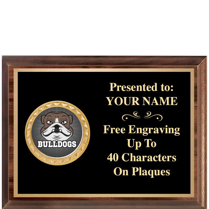 8X6 WOOD EXECUTIVE INSERT PLQ