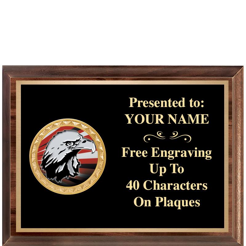 8X6 WOOD EXECUTIVE INSERT PLQ