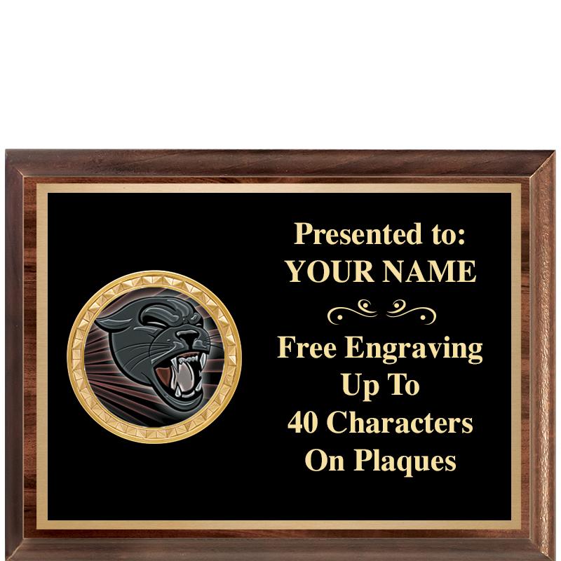 8X6 WOOD EXECUTIVE INSERT PLQ