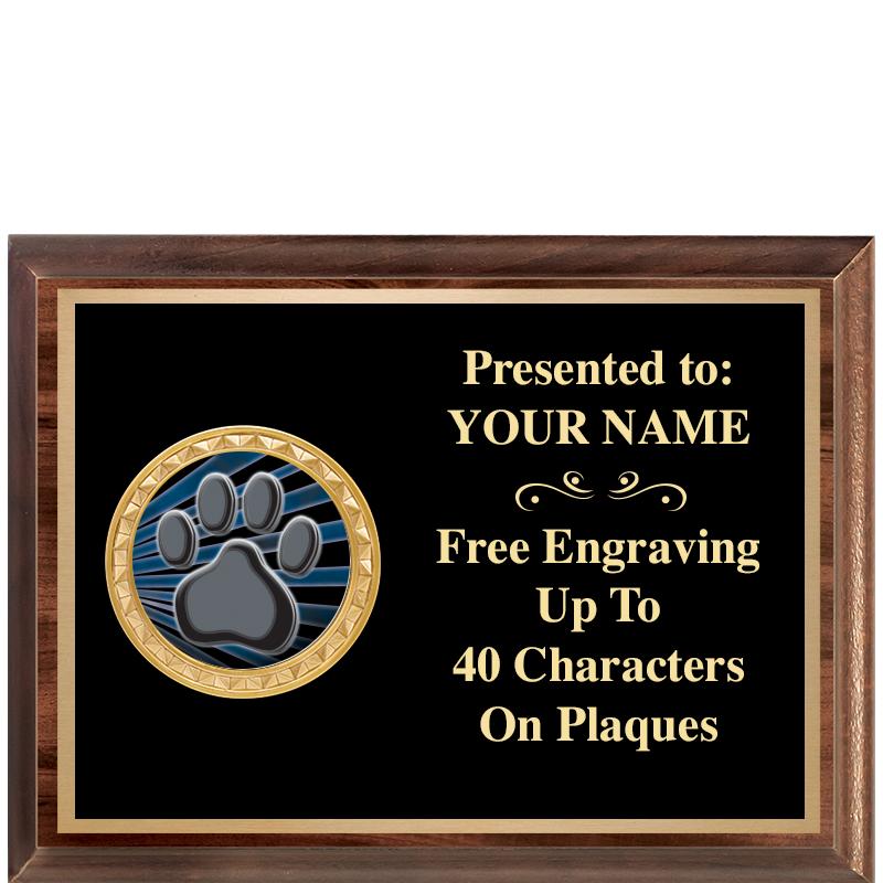 8X6 WOOD EXECUTIVE INSERT PLQ