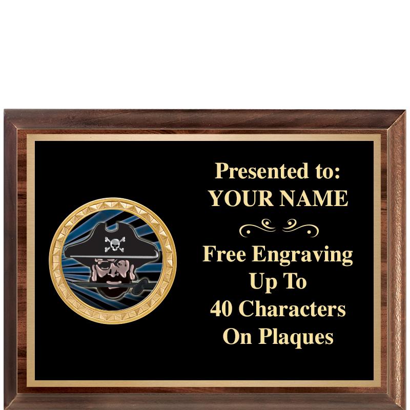 8X6 WOOD EXECUTIVE INSERT PLQ