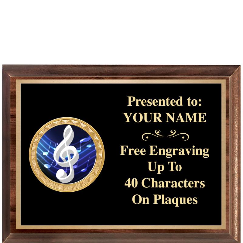 8X6 WOOD EXECUTIVE INSERT PLQ