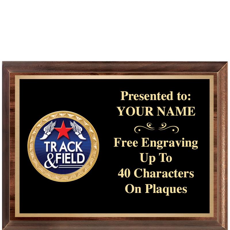 8X6 WOOD EXECUTIVE INSERT PLQ