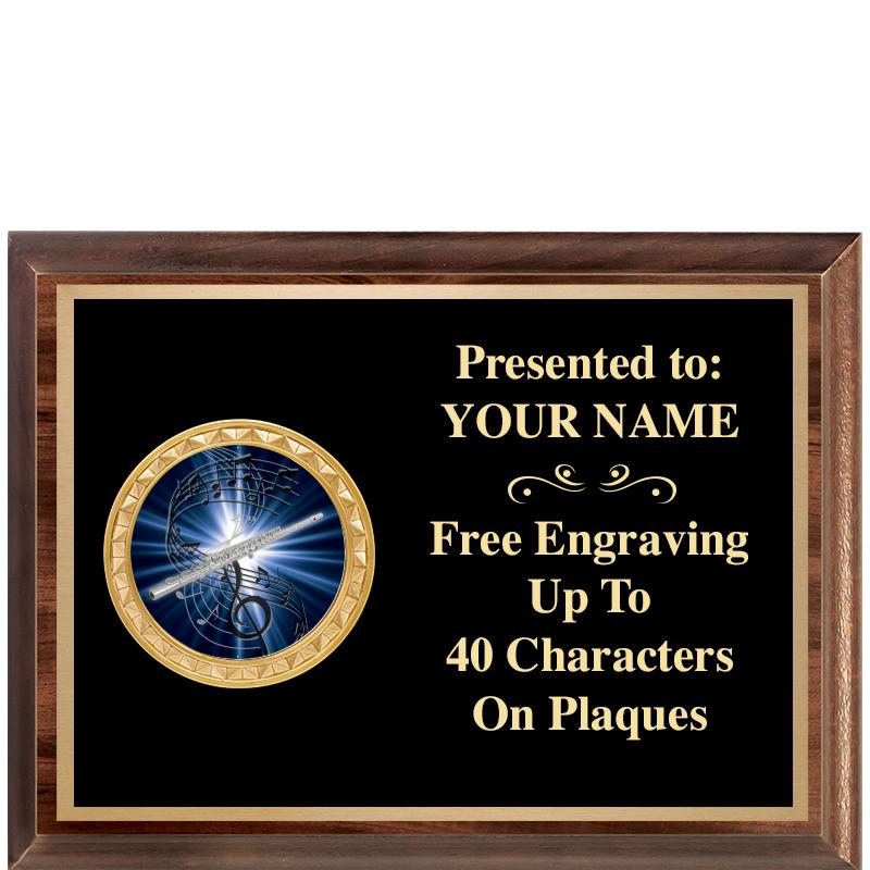 8X6 WOOD EXECUTIVE INSERT PLQ