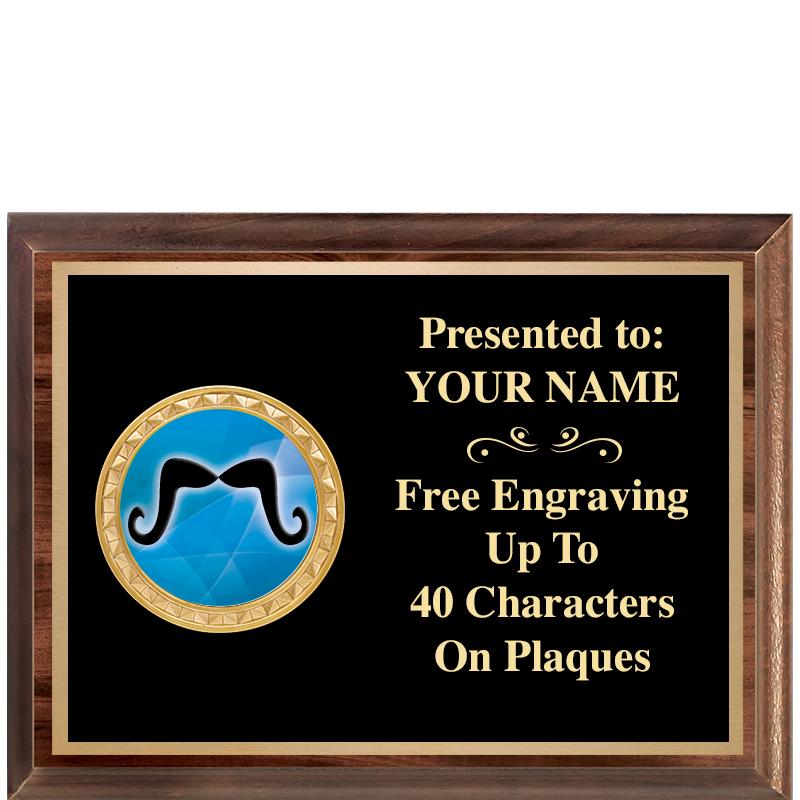 8X6 WOOD EXECUTIVE INSERT PLQ