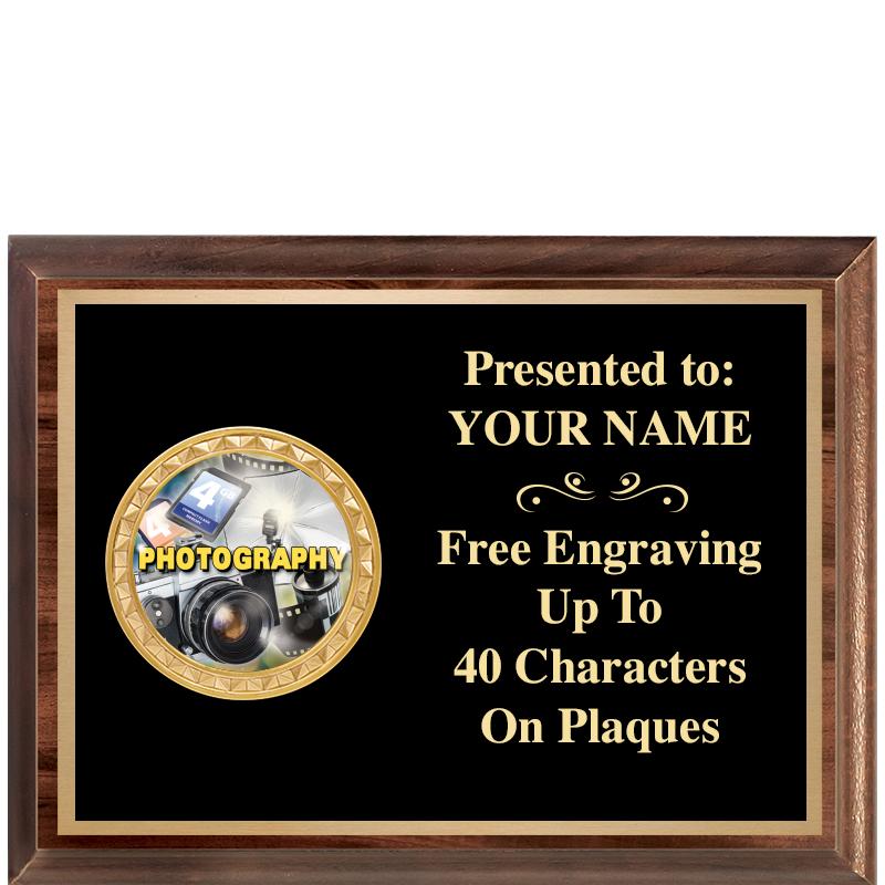 8X6 WOOD EXECUTIVE INSERT PLQ