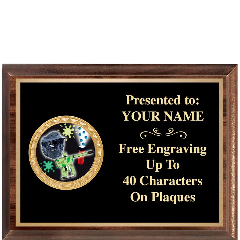 8X6 WOOD EXECUTIVE INSERT PLQ