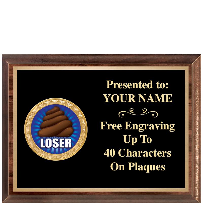 8X6 WOOD EXECUTIVE INSERT PLQ