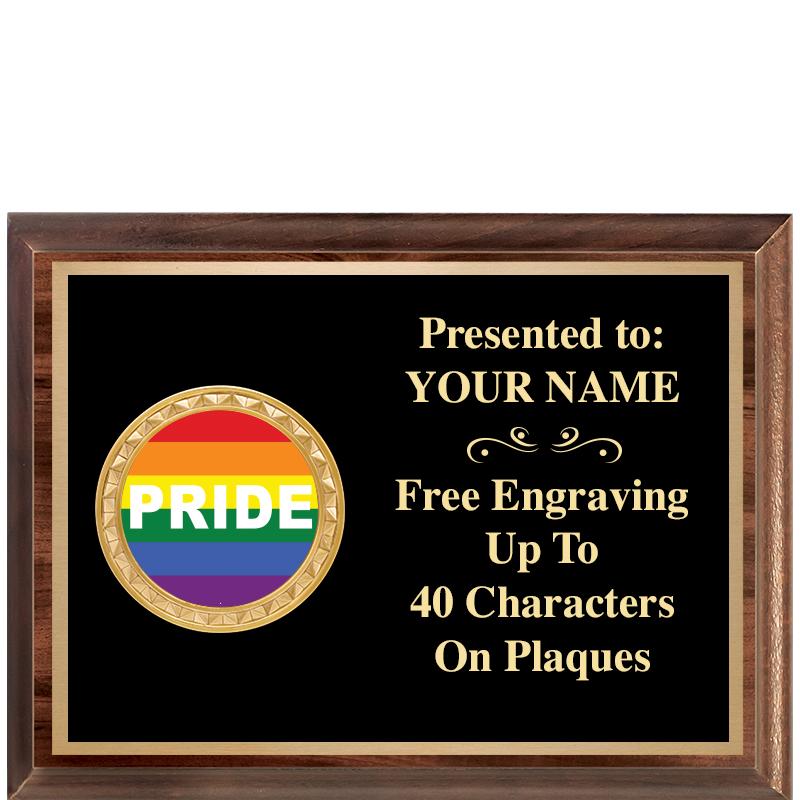 8X6 WOOD EXECUTIVE INSERT PLQ