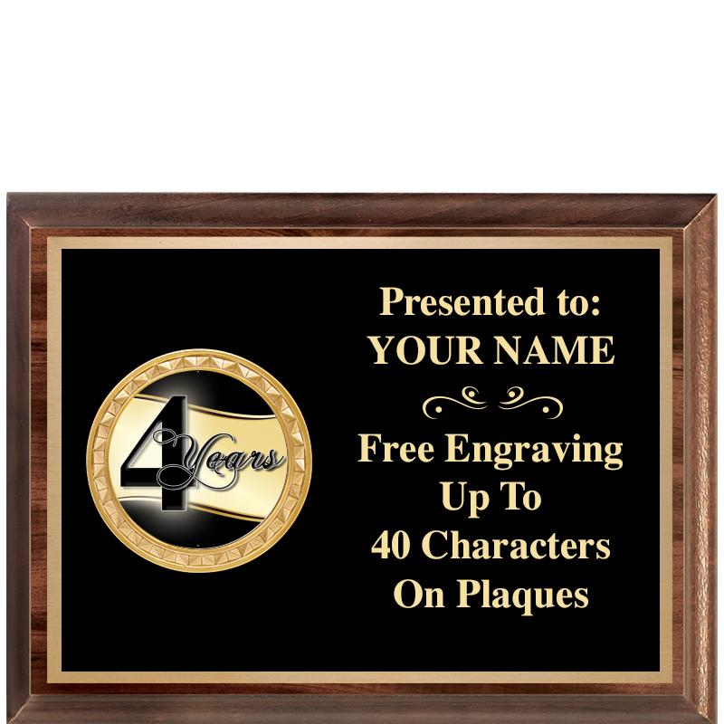 8X6 WOOD EXECUTIVE INSERT PLQ