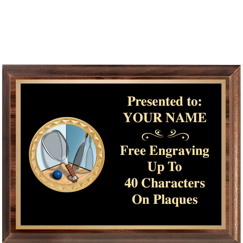 8X6 WOOD EXECUTIVE INSERT PLQ