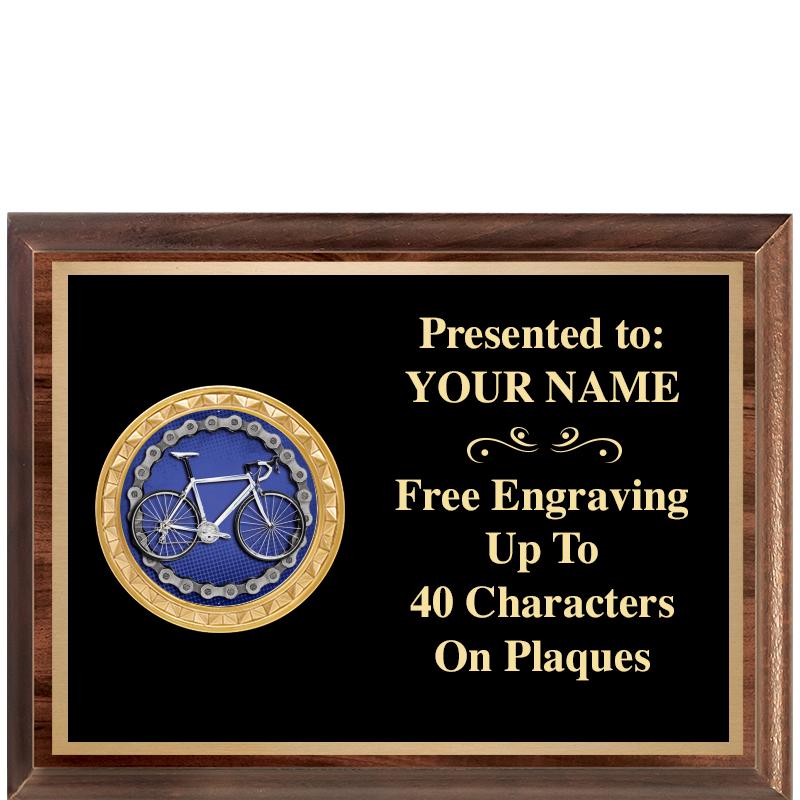 8X6 WOOD EXECUTIVE INSERT PLQ