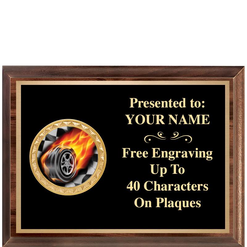 8X6 WOOD EXECUTIVE INSERT PLQ