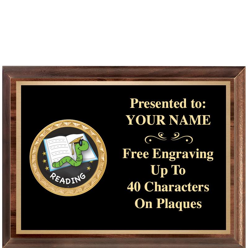 8X6 WOOD EXECUTIVE INSERT PLQ