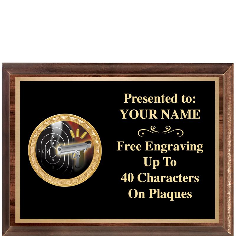 8X6 WOOD EXECUTIVE INSERT PLQ