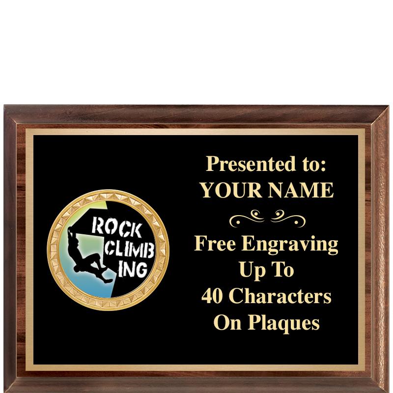 8X6 WOOD EXECUTIVE INSERT PLQ