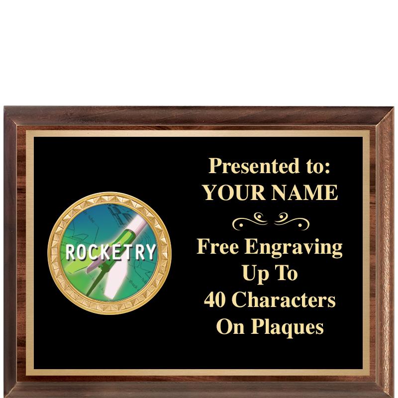 8X6 WOOD EXECUTIVE INSERT PLQ