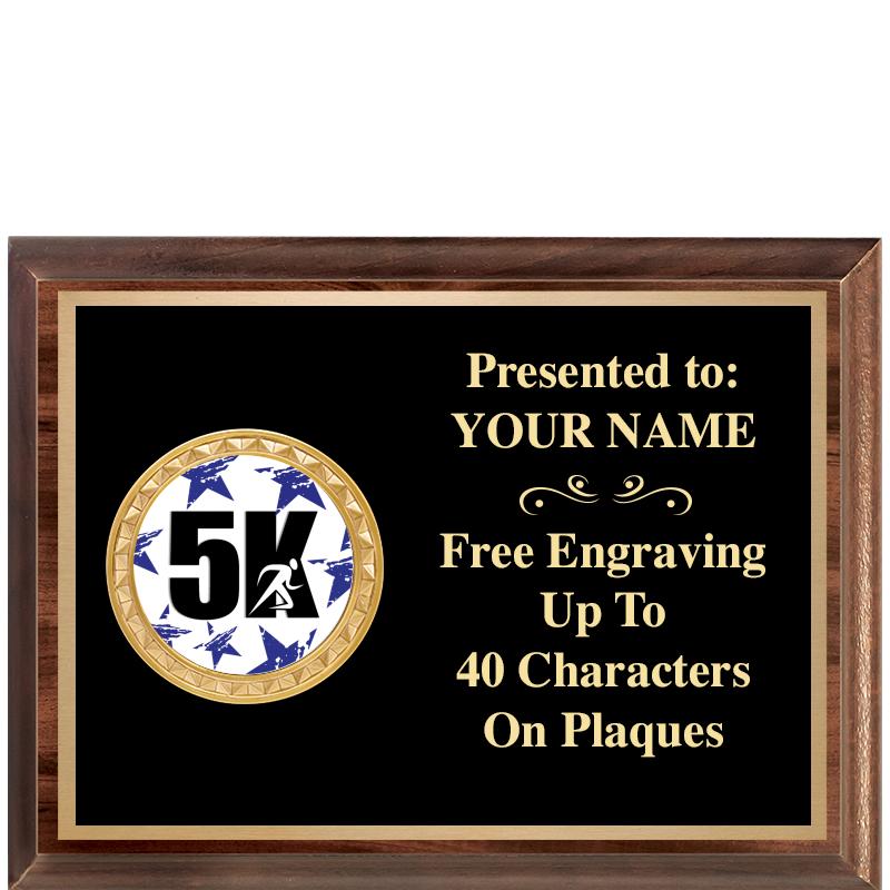 8X6 WOOD EXECUTIVE INSERT PLQ