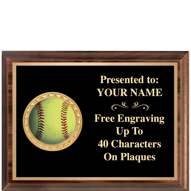 8X6 WOOD EXECUTIVE INSERT PLQ