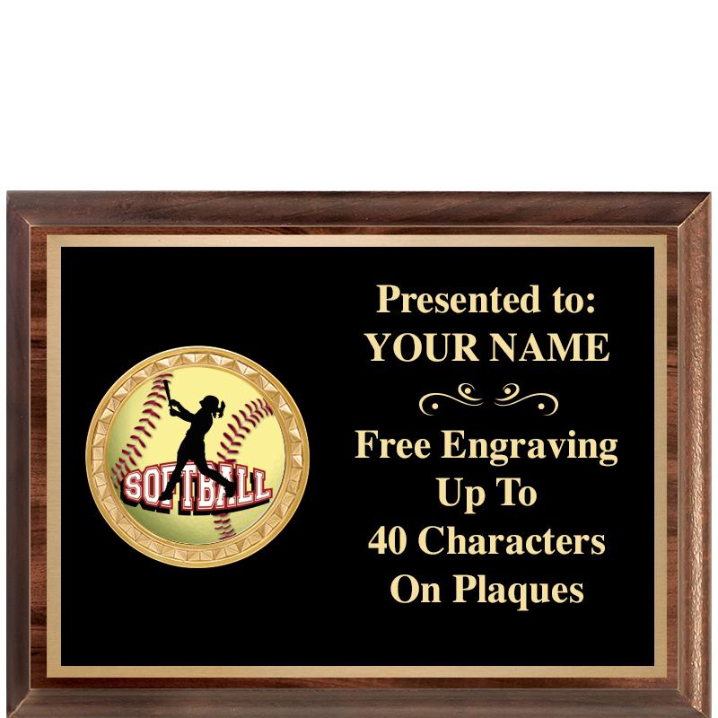 8X6 WOOD EXECUTIVE INSERT PLQ