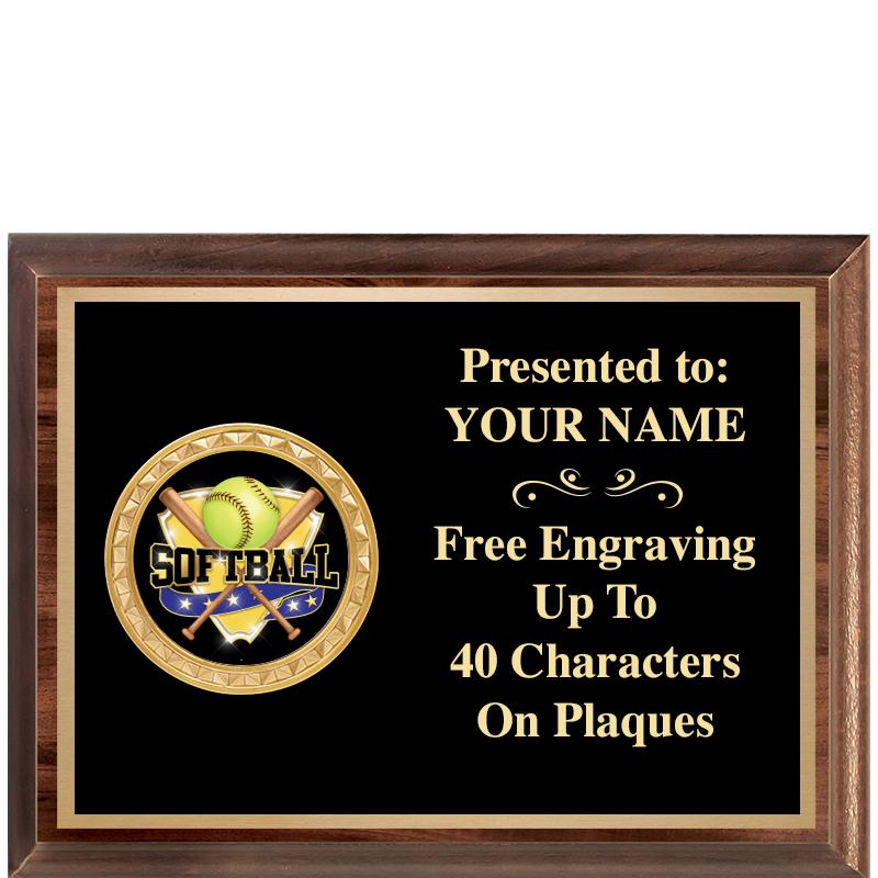 8X6 WOOD EXECUTIVE INSERT PLQ