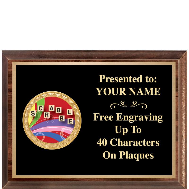 8X6 WOOD EXECUTIVE INSERT PLQ