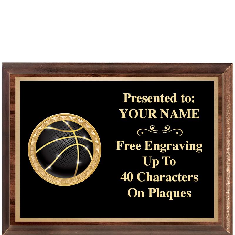 8X6 WOOD EXECUTIVE INSERT PLQ