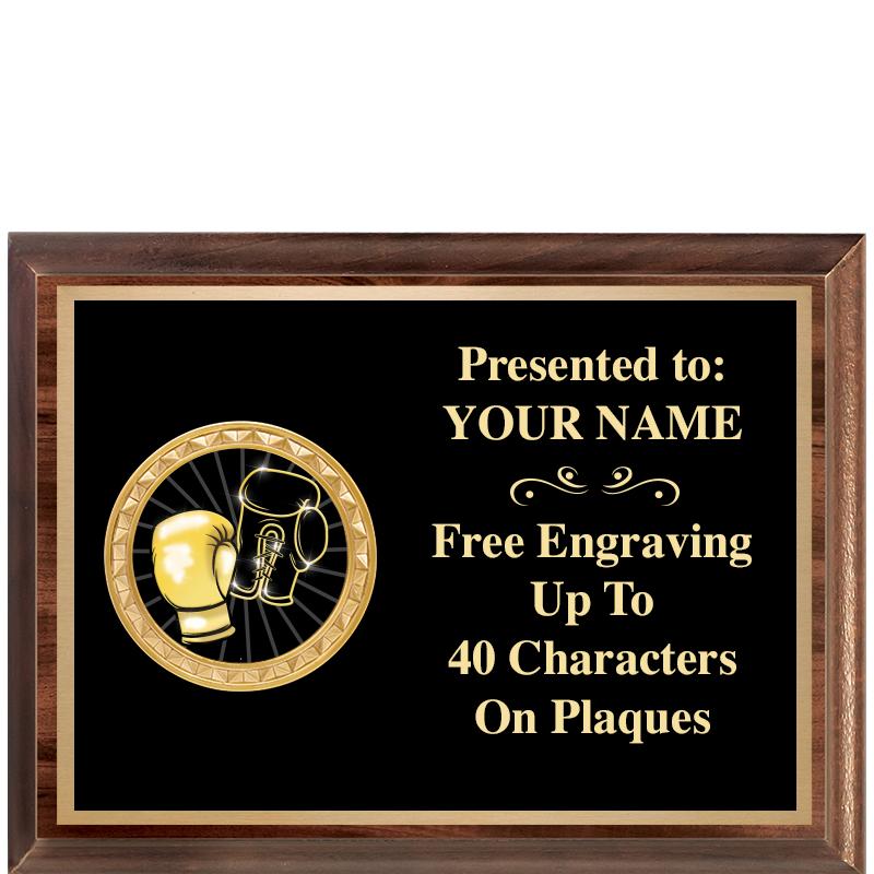 8X6 WOOD EXECUTIVE INSERT PLQ